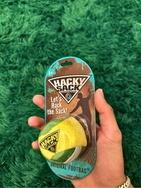 Hacky Sack Core PlayMonster Original Footbag New Color - Yellow/Green